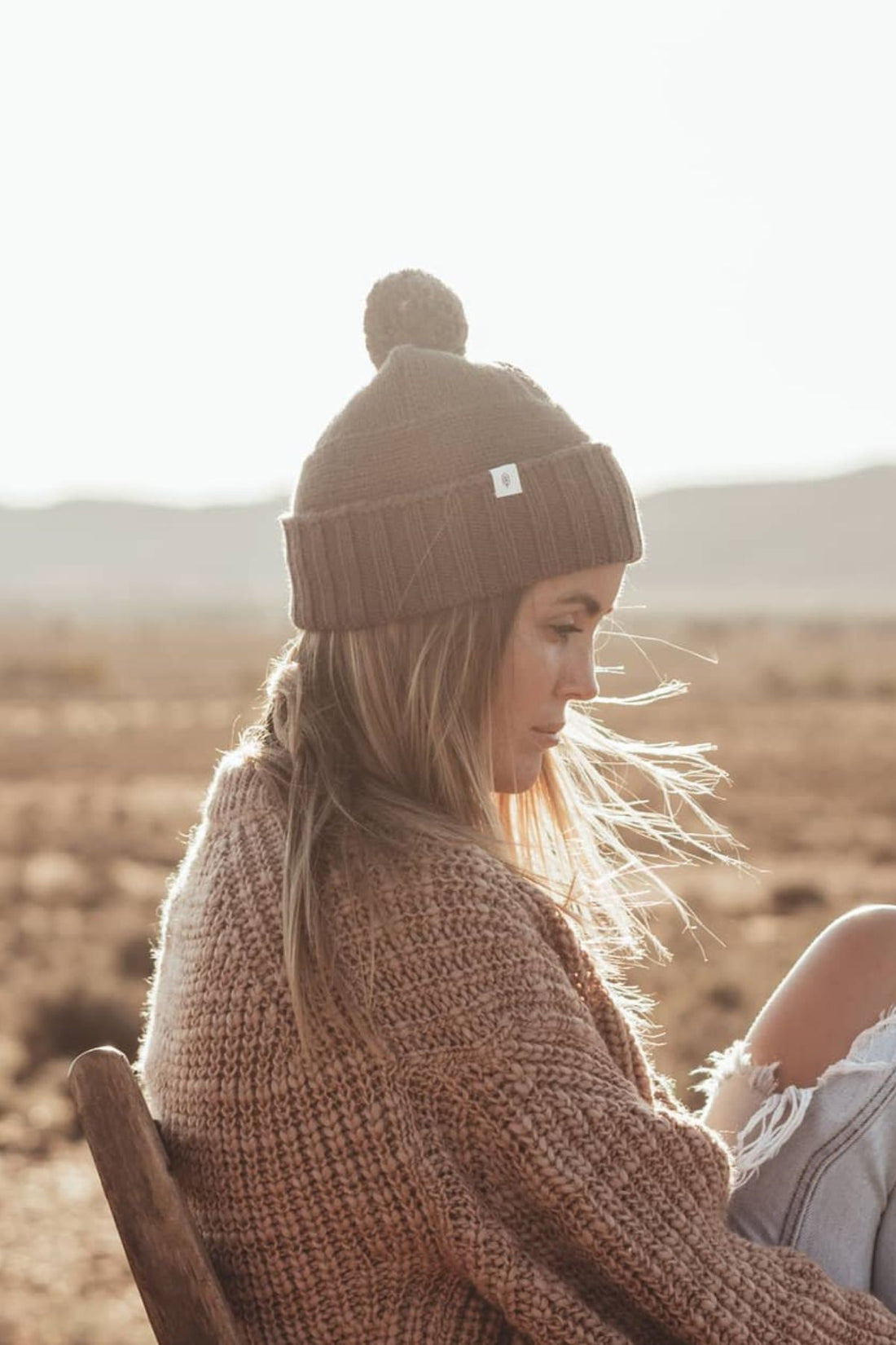 Tasman Beanie in Brown