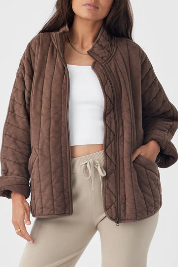Tessa Jacket In Chocolate
