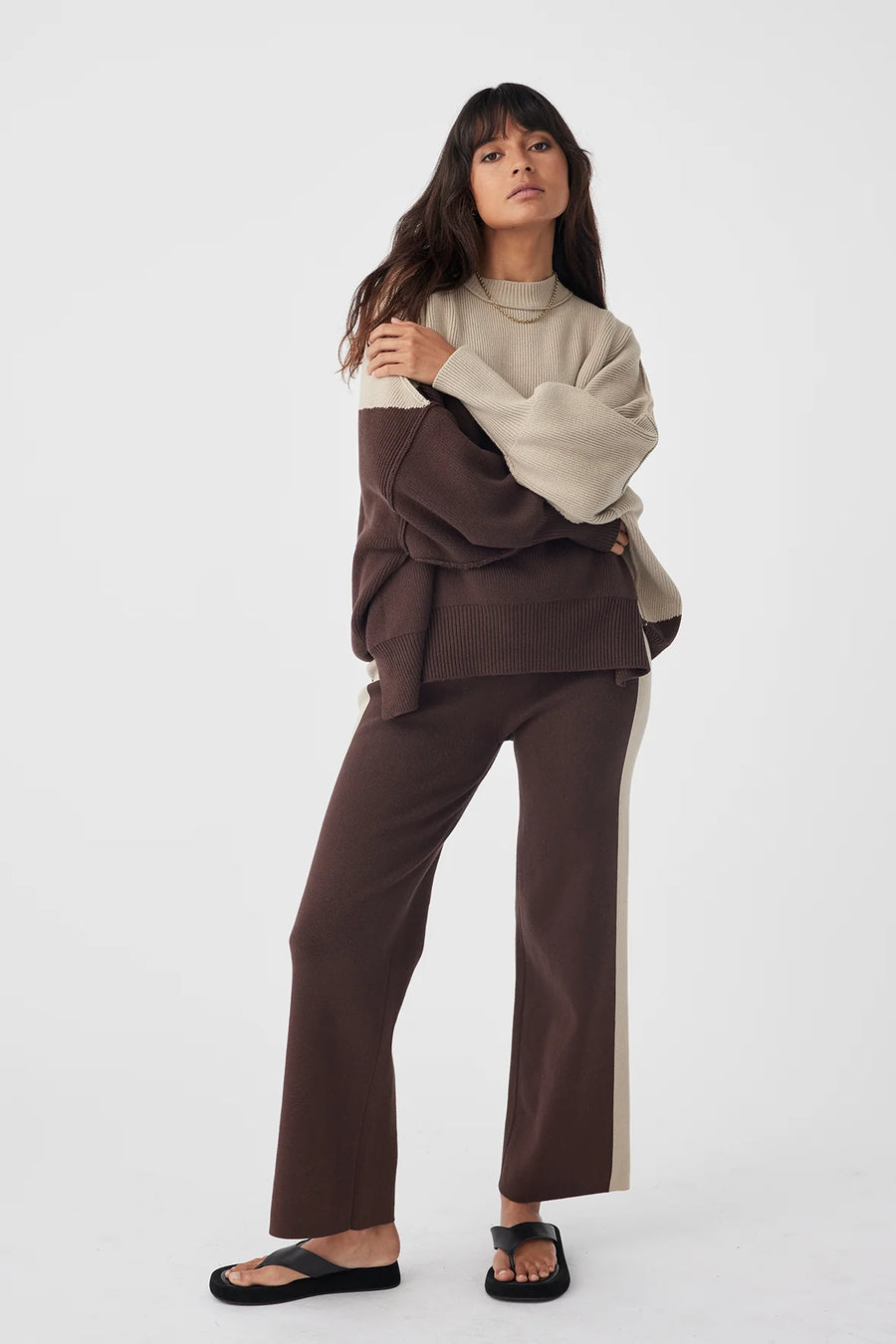 Neo Pant Chocolate | Taupe