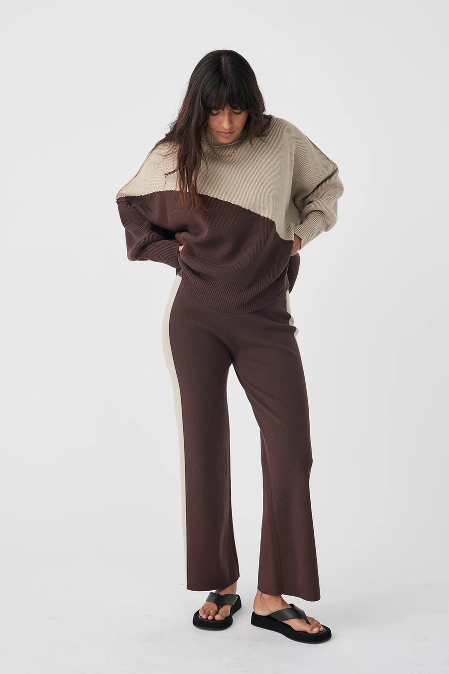 Neo Pant Chocolate | Taupe