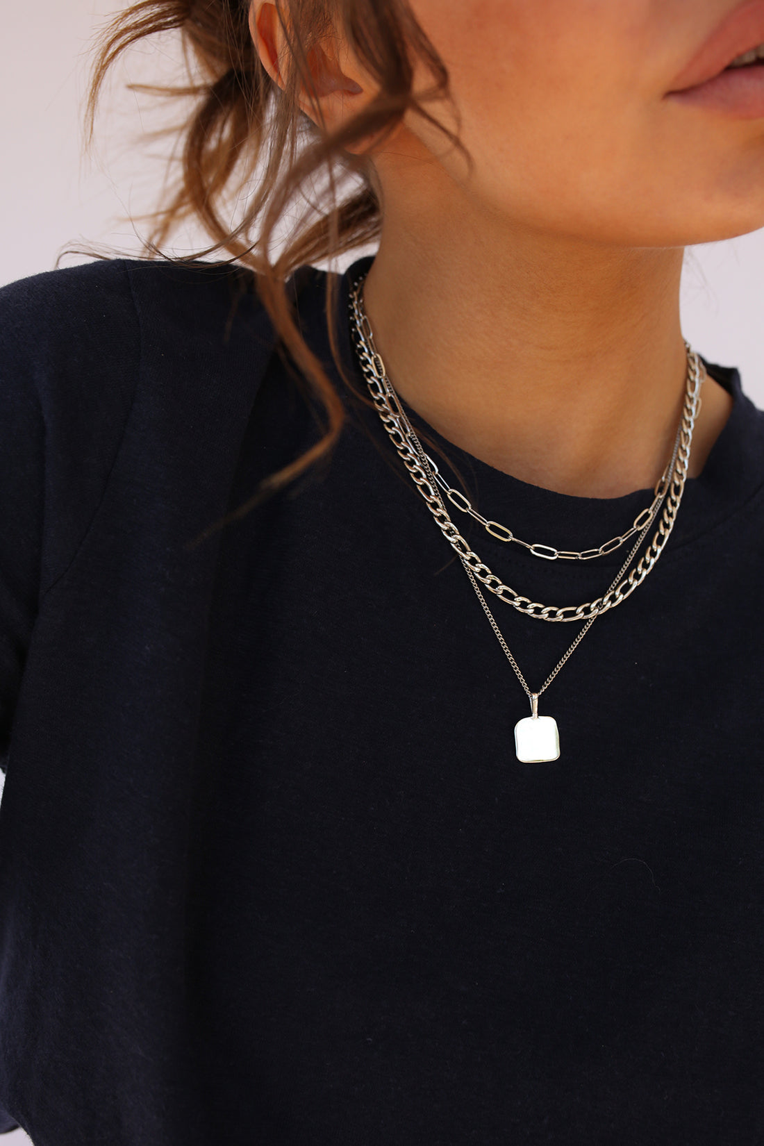 Tilt Engravable Necklace