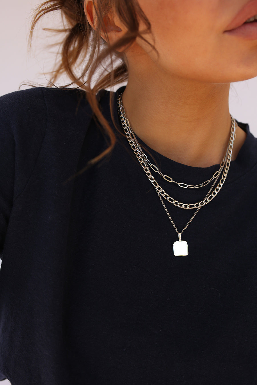 Tilt Engravable Necklace