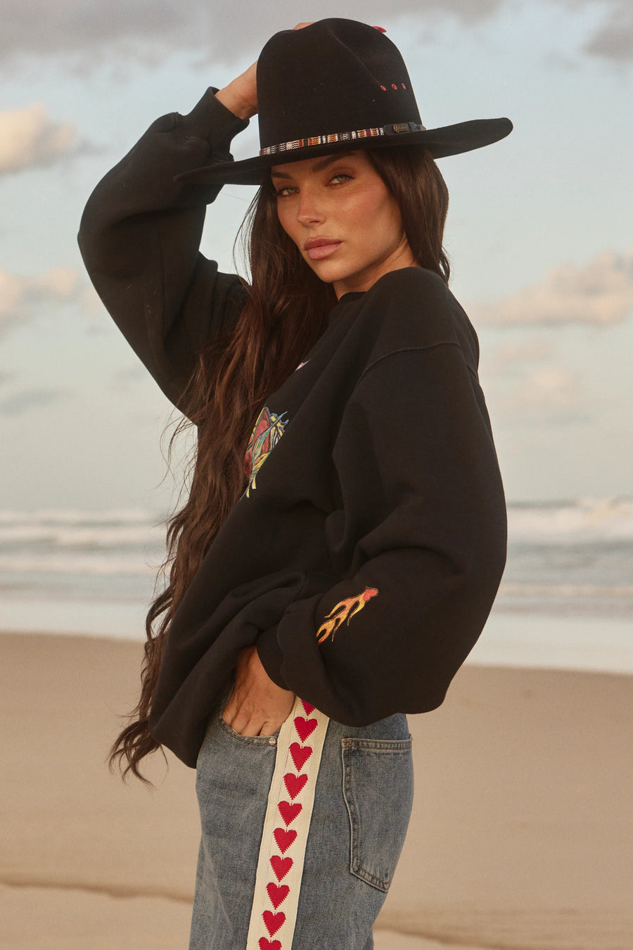 Words Have Power Diego Jumper Black - Pre Order