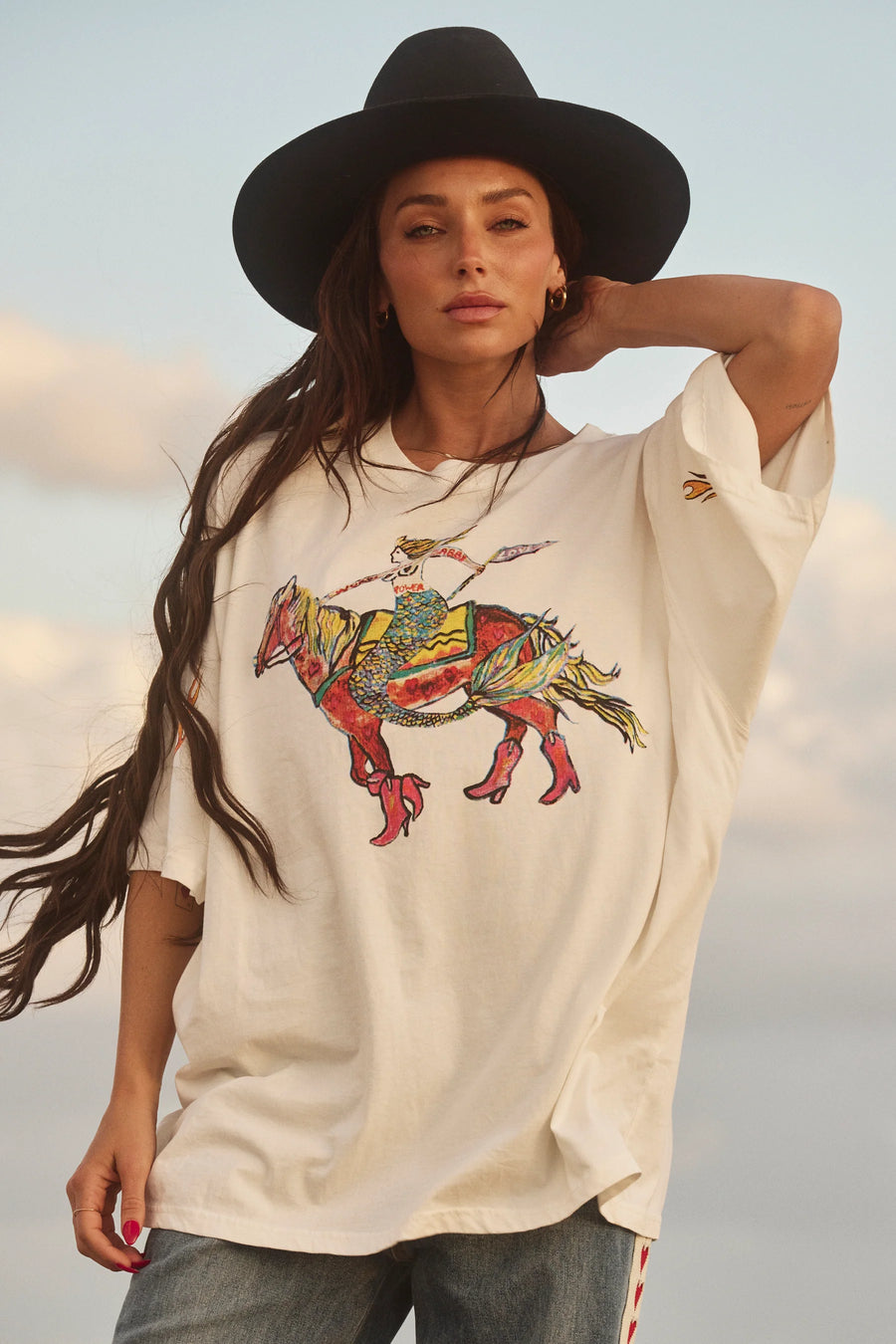 The Very Oversized Words Have Power Tee Marshmellow Pre Order