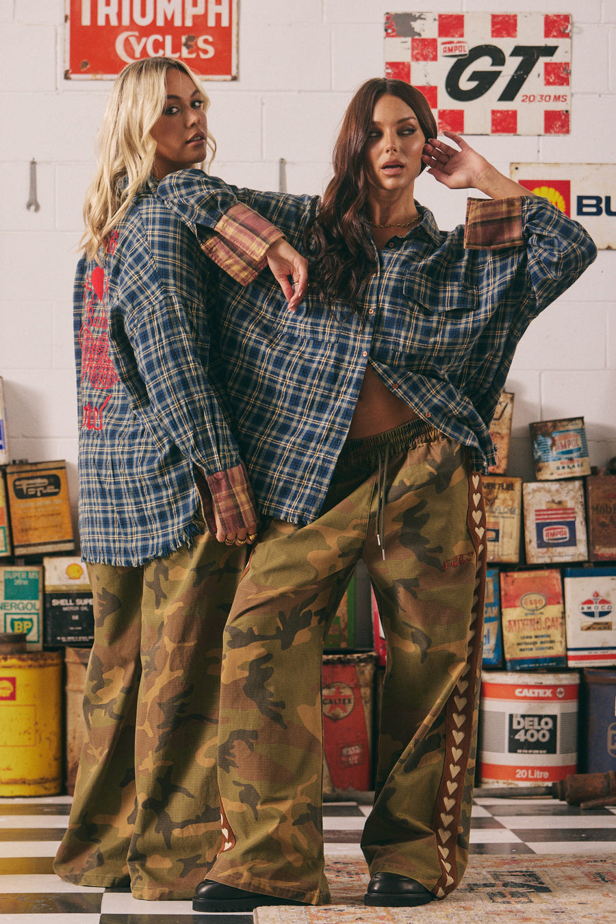 The Canvas Hearts Pants Camo