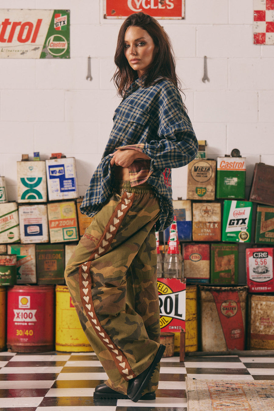 The Canvas Hearts Pants Camo