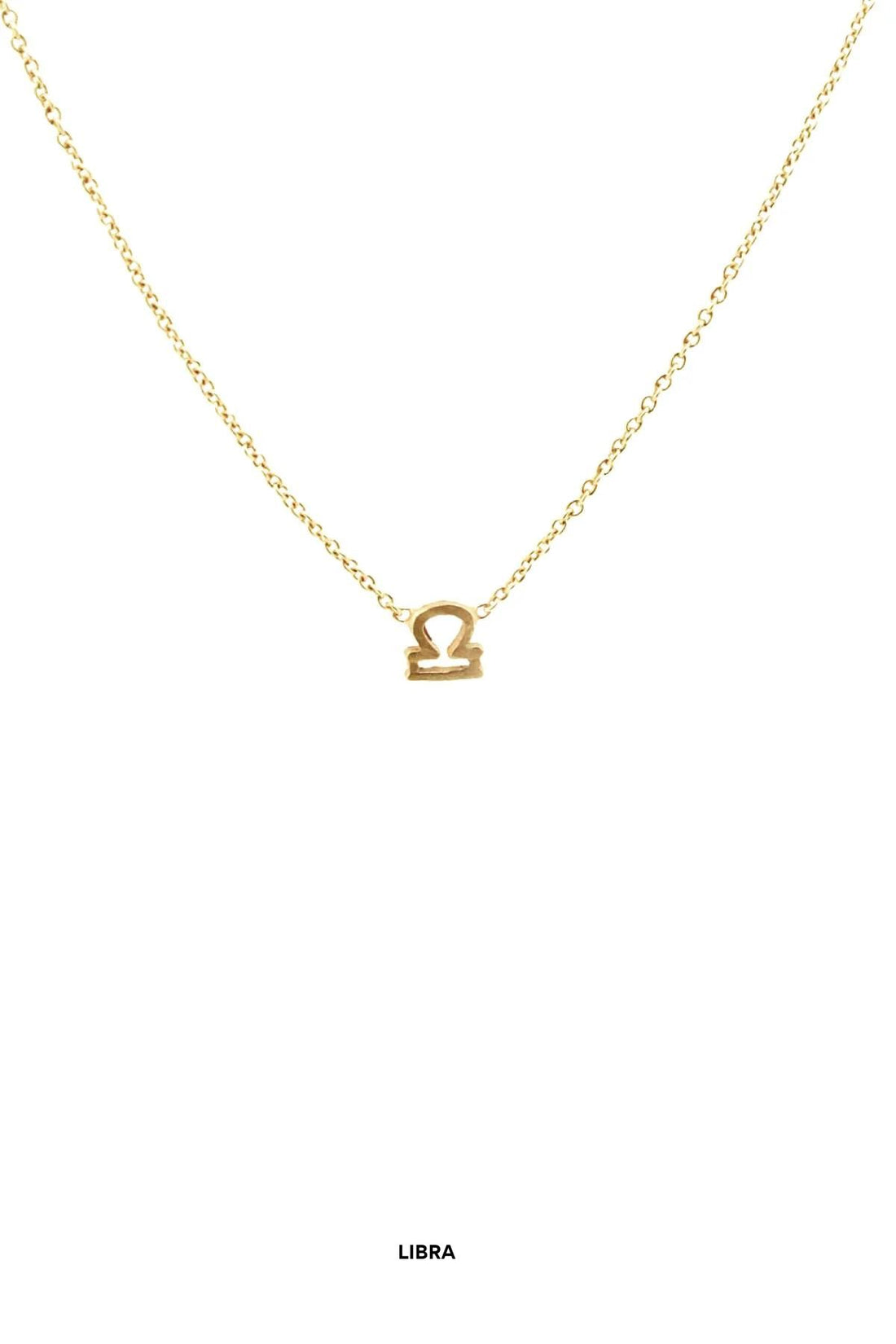 Petite Zodiac Choker Necklace Gold