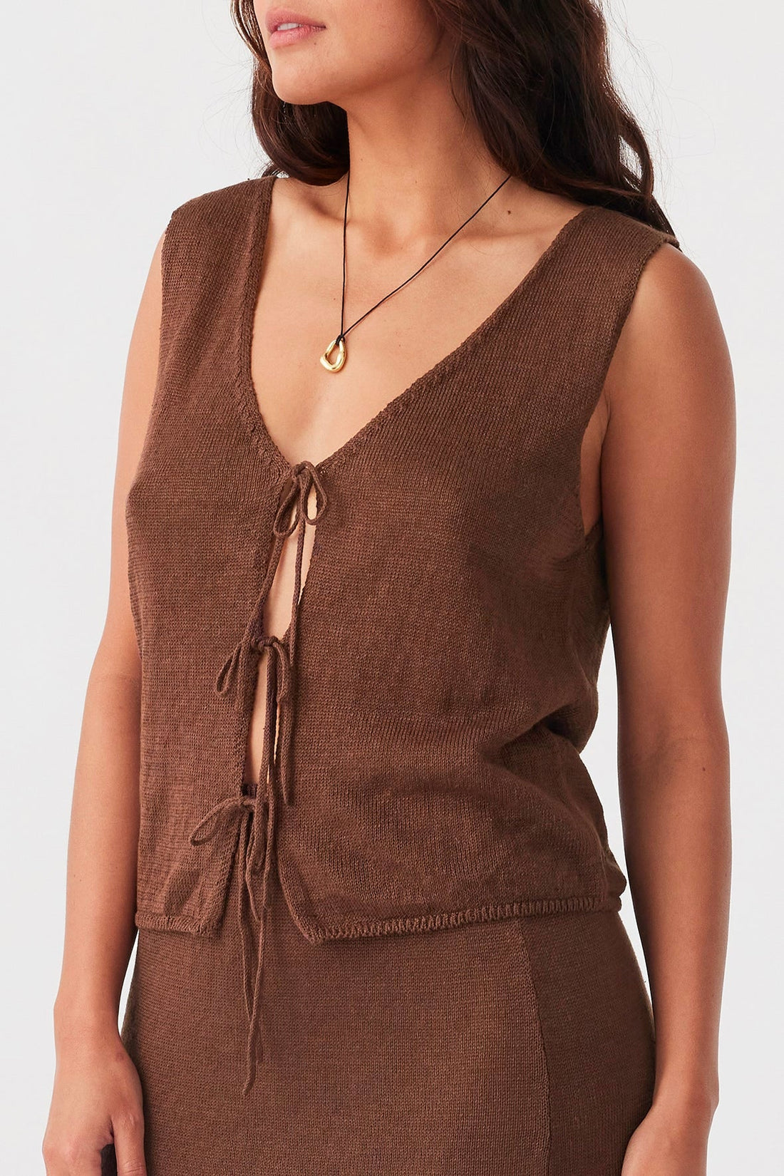 Perla Vest Chocolate