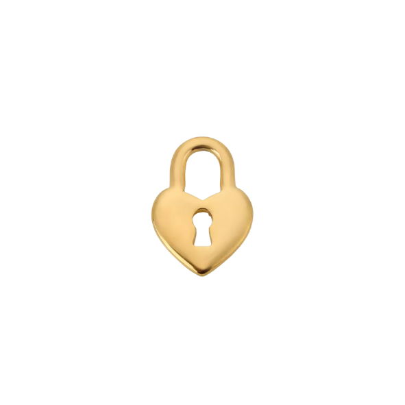 Latch & Lock Charms Gold