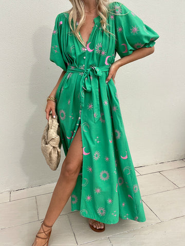 Camila Embroidered Maxi Dress