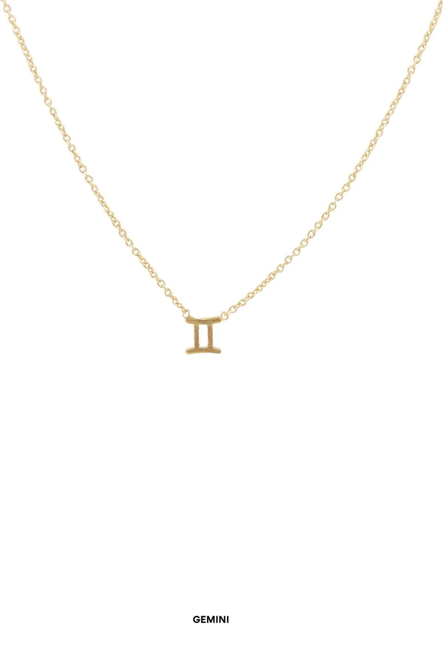 Petite Zodiac Choker Necklace Gold