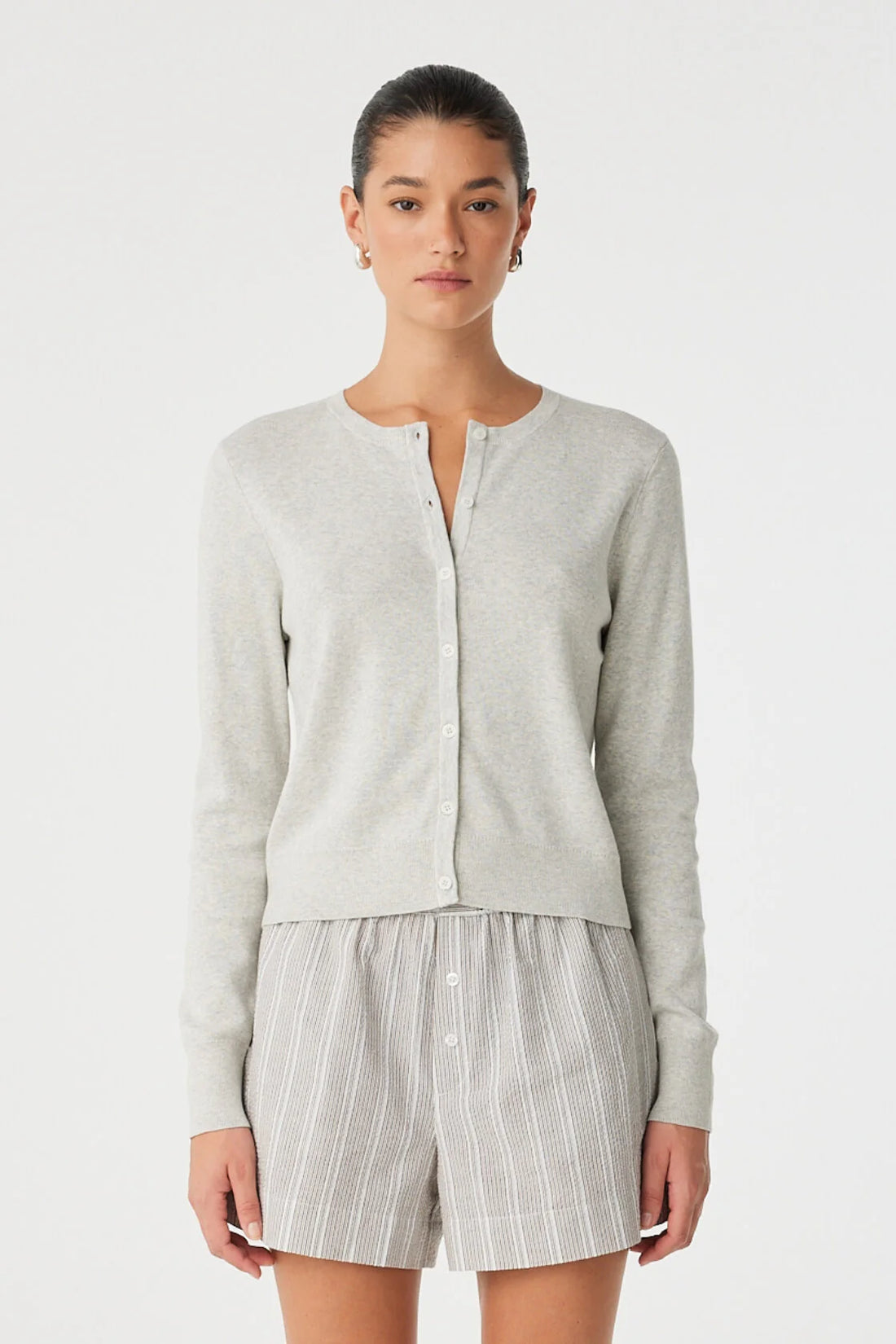Flynn Cardigan Grey Marle