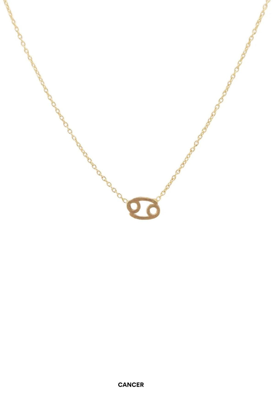 Petite Zodiac Choker Necklace Gold