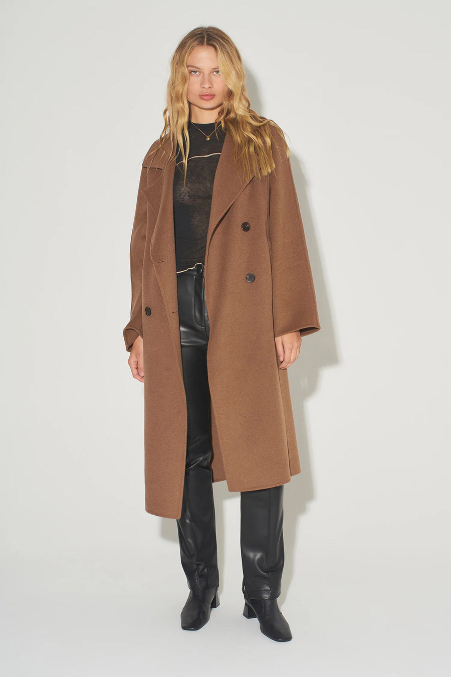 ANDERSON WOOL COAT BROWN