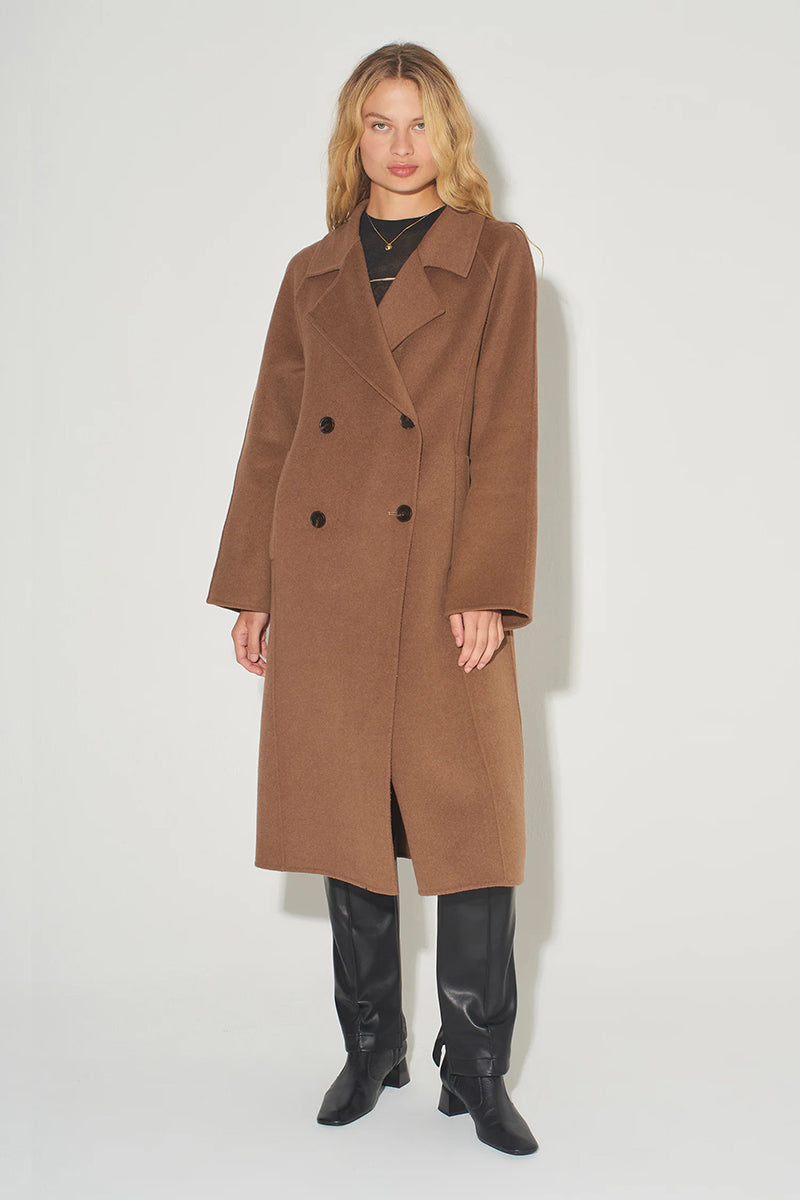 ANDERSON WOOL COAT BROWN