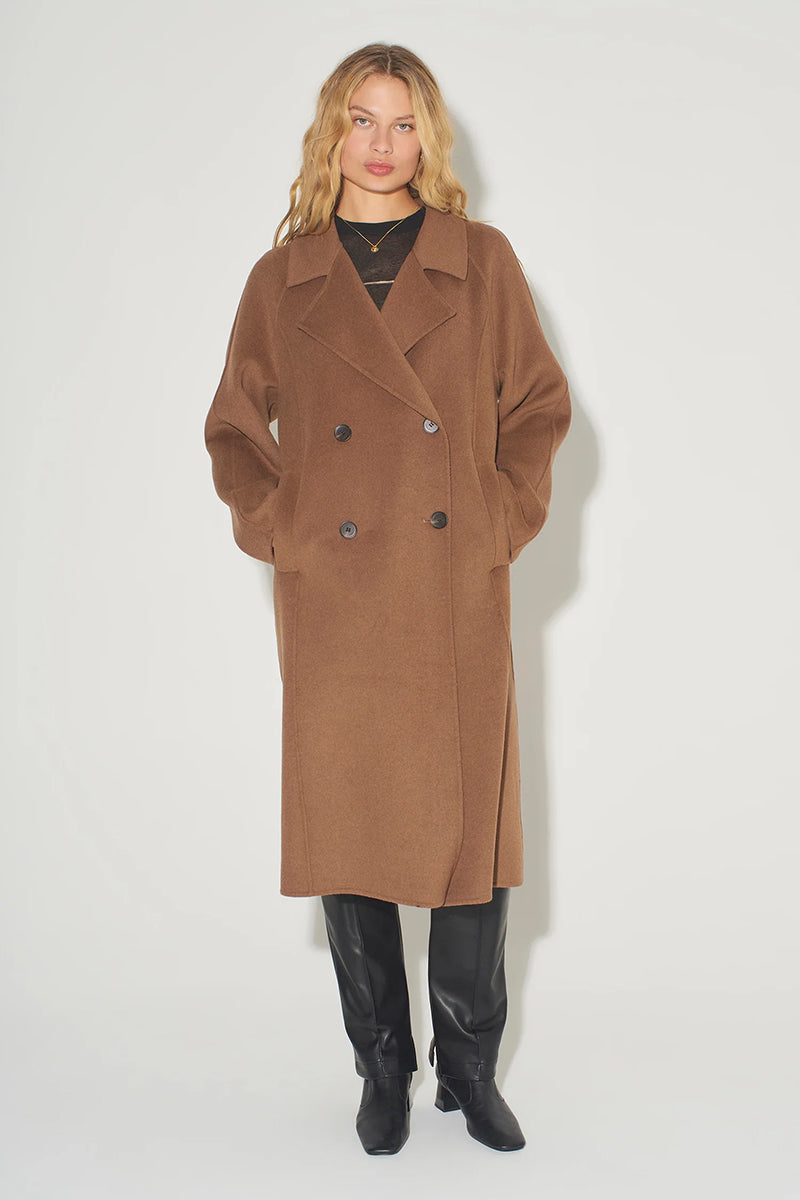 ANDERSON WOOL COAT BROWN