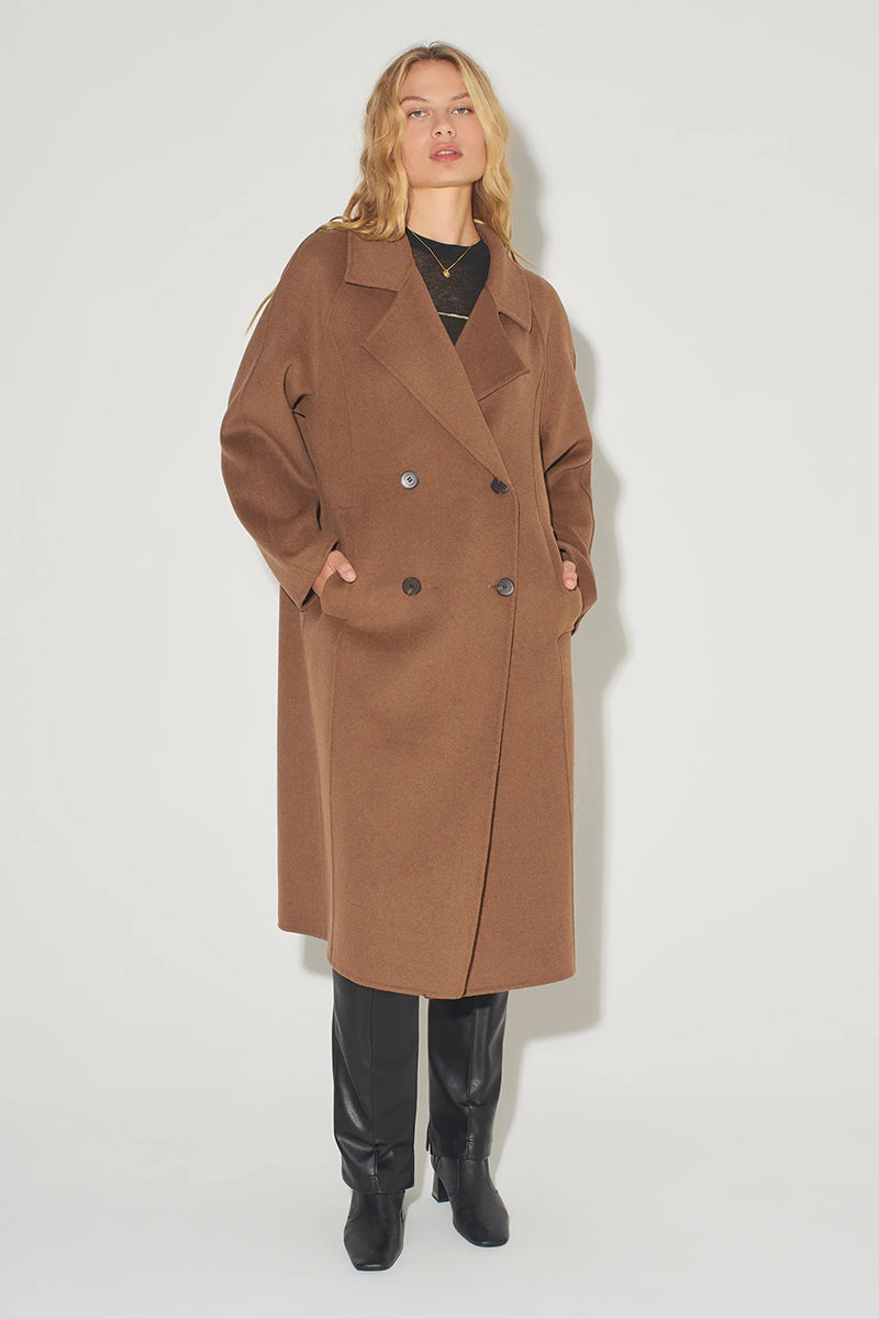 ANDERSON WOOL COAT BROWN