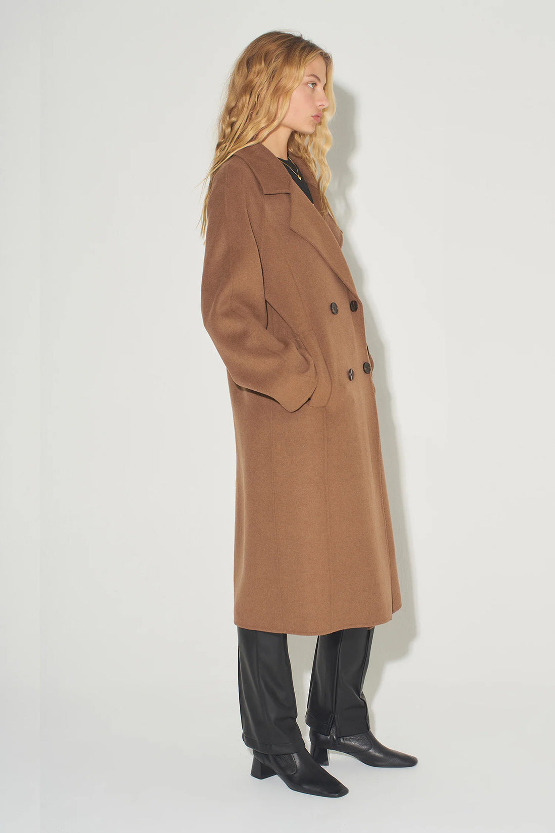 ANDERSON WOOL COAT BROWN