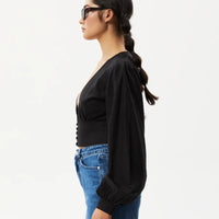 LILO LONG SLEEVE BUTTON UP TOP