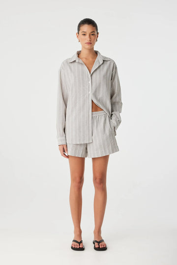 Ines Short Clay Stripe