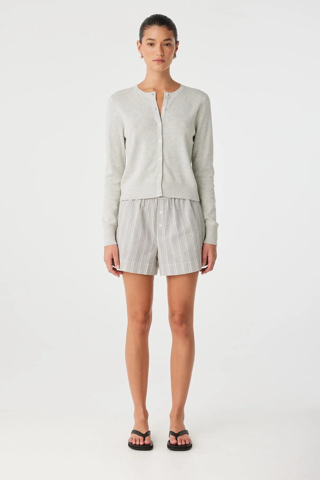 Ines Short Clay Stripe