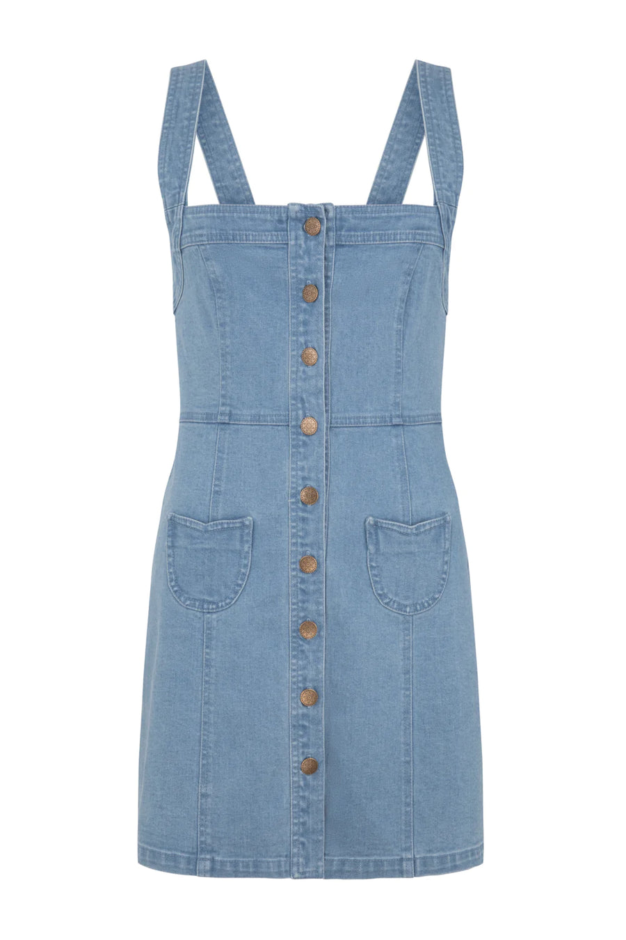 Phoenix Mini Dress Denim Blue