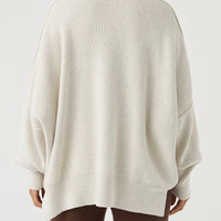 Harper Knit Sweater Grey Marle