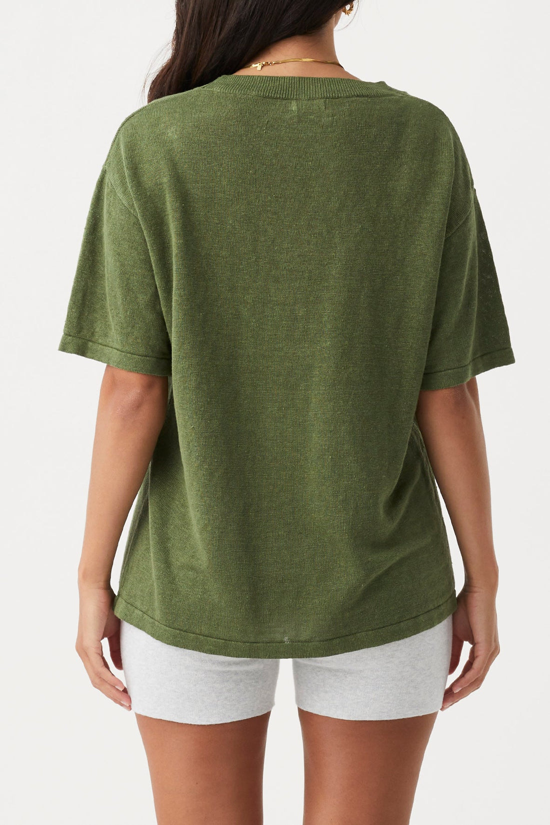 Hugo Linen T-shirt Caper