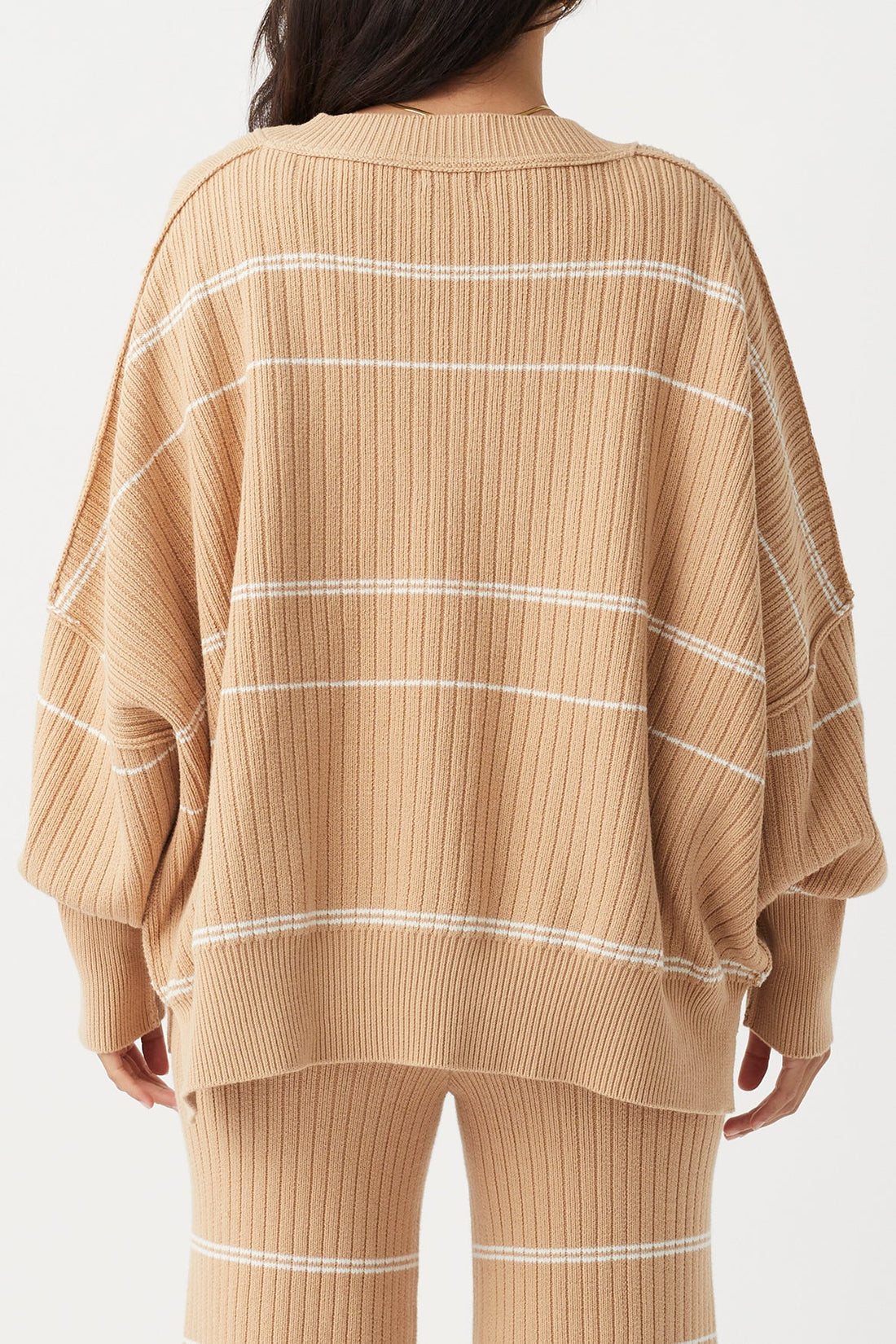 Vera Organic Knit Honey Stripe