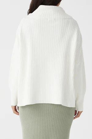 IRIS KNIT SWEATER - CREAM