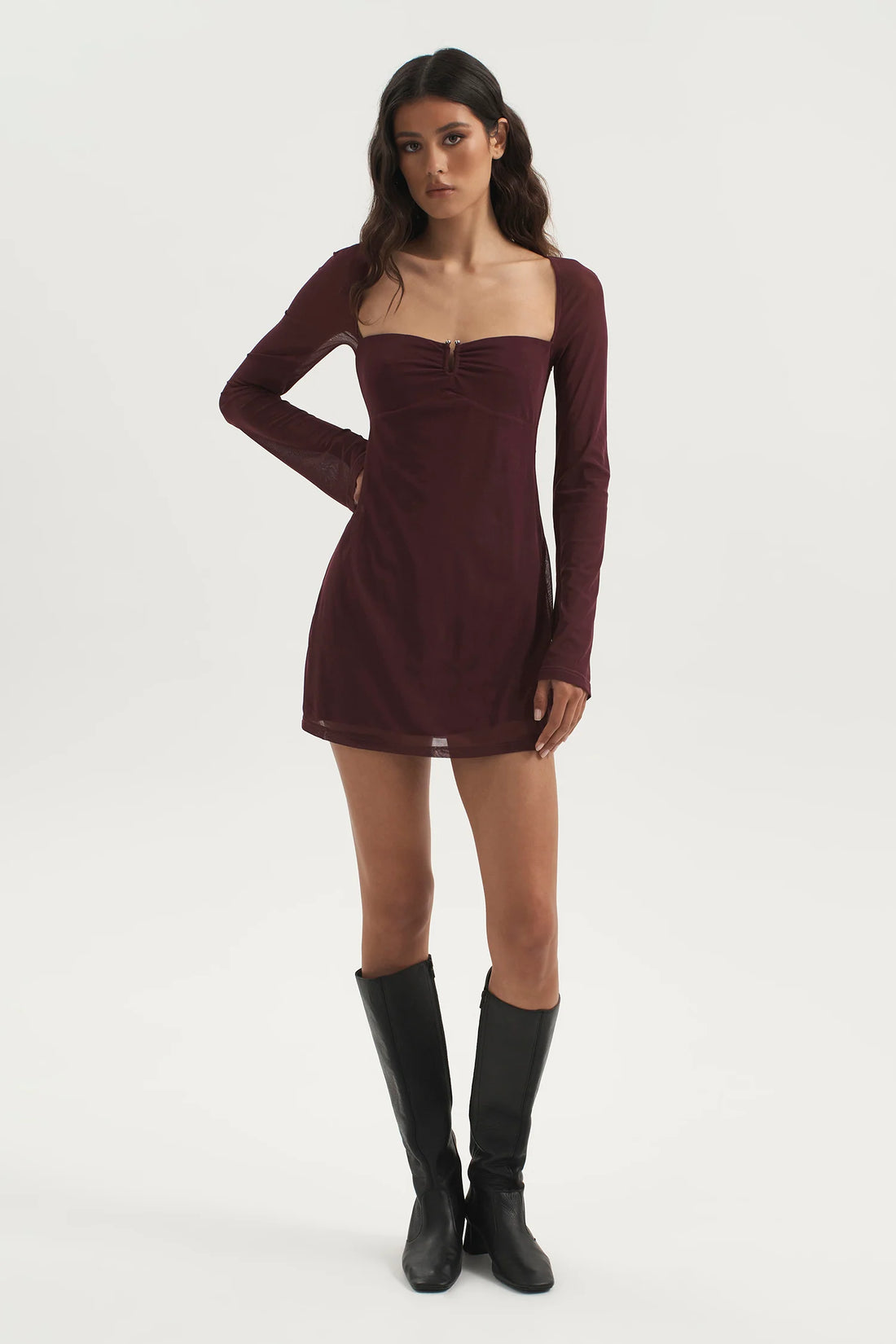 BENNETT MESH DRESS SHIRAZ