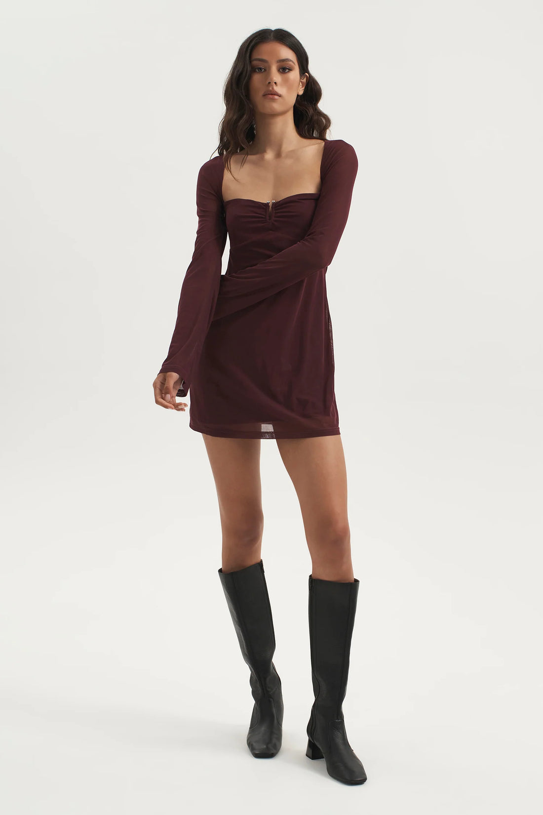 BENNETT MESH DRESS SHIRAZ