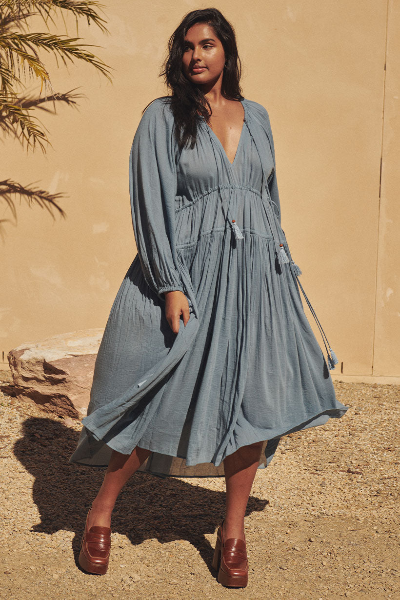 Belladonna Gown Dusty Blue
