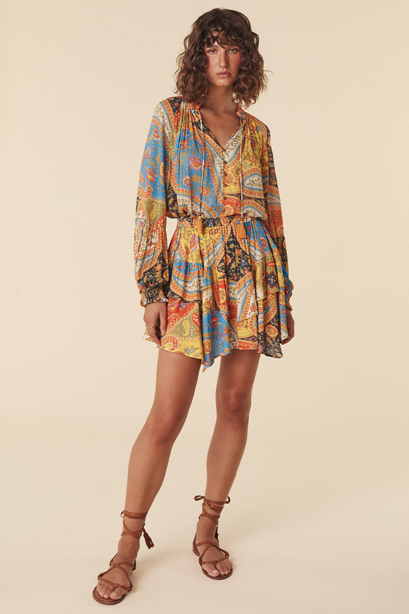 Belladonna Handkerchief Mini Skirt Kaleidoscope
