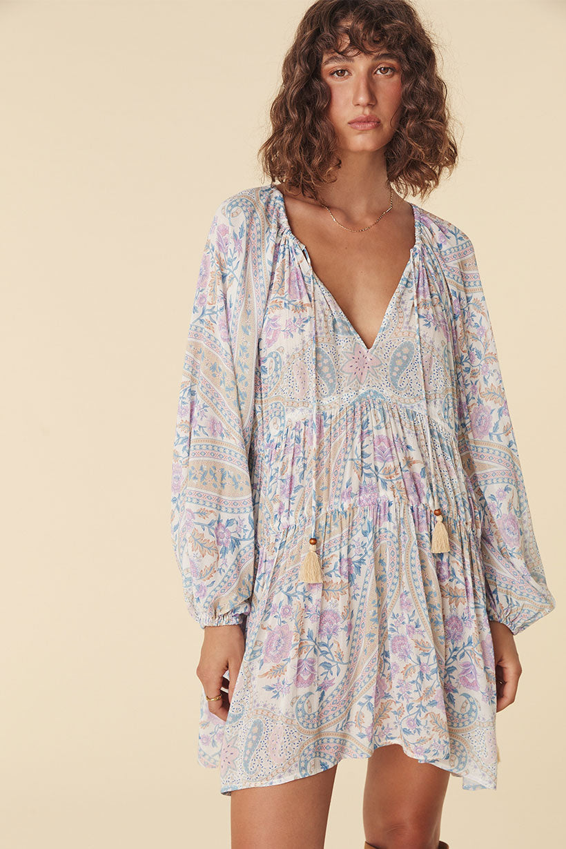 Belladonna Tunic Mini Dress Pastel