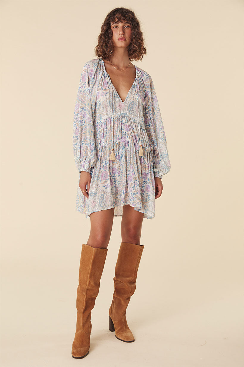 Belladonna Tunic Mini Dress Pastel