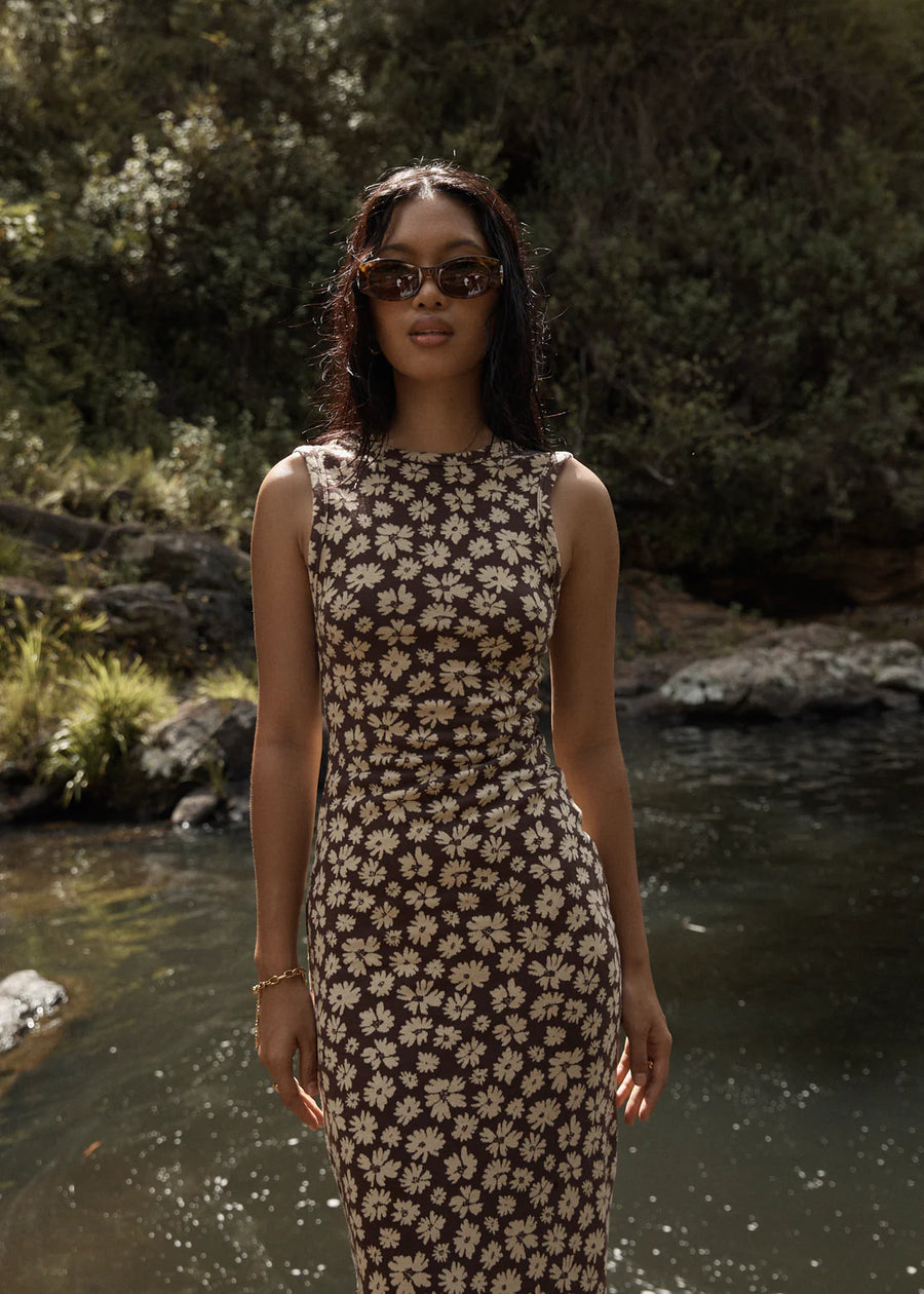 Astoria Maxi Dress Coffee
