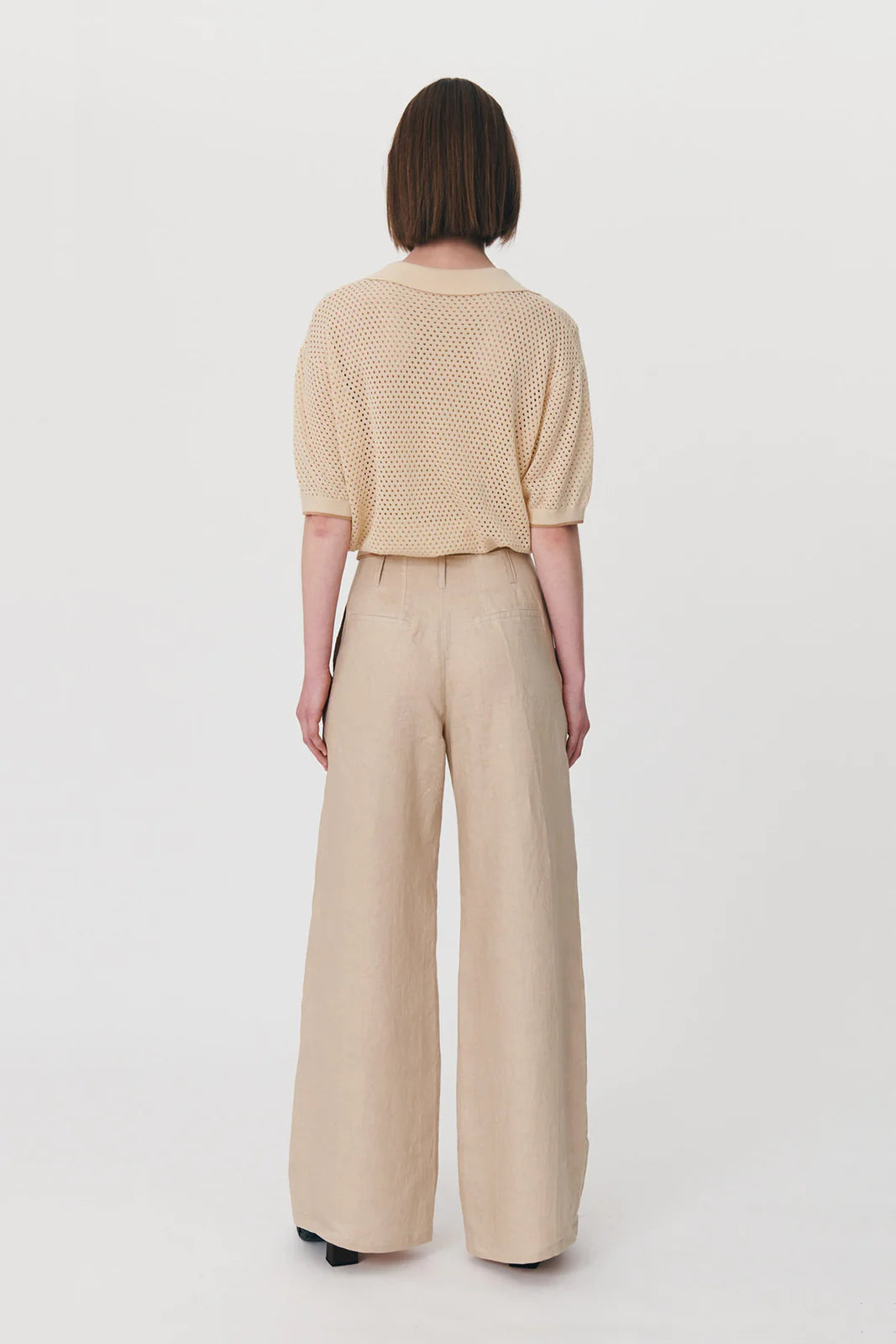 Carlotta Wide Leg Linen Pant