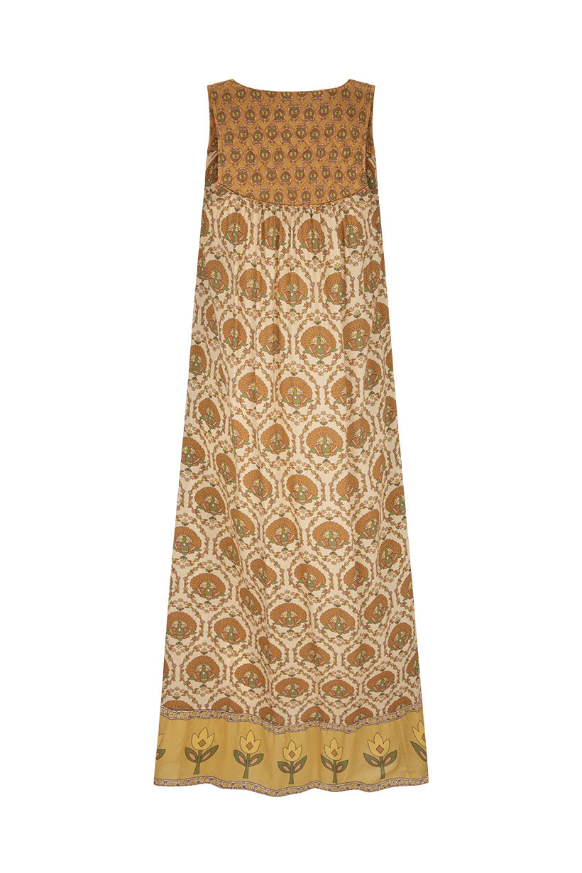 Chateau Maxi Sundress Champagne