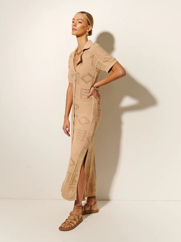 Clementine Collared Midi Dress