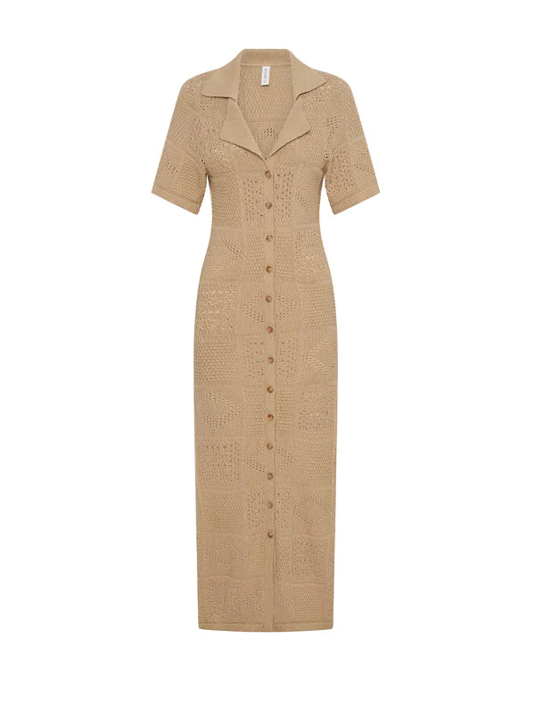 Clementine Collared Midi Dress