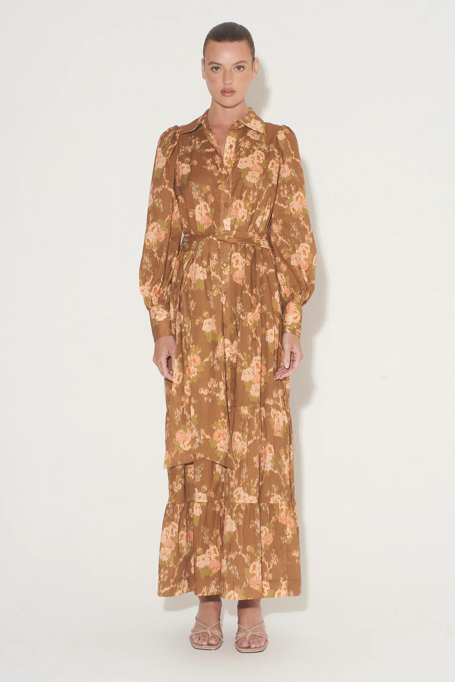 Eden Maxi Dress Chestnut