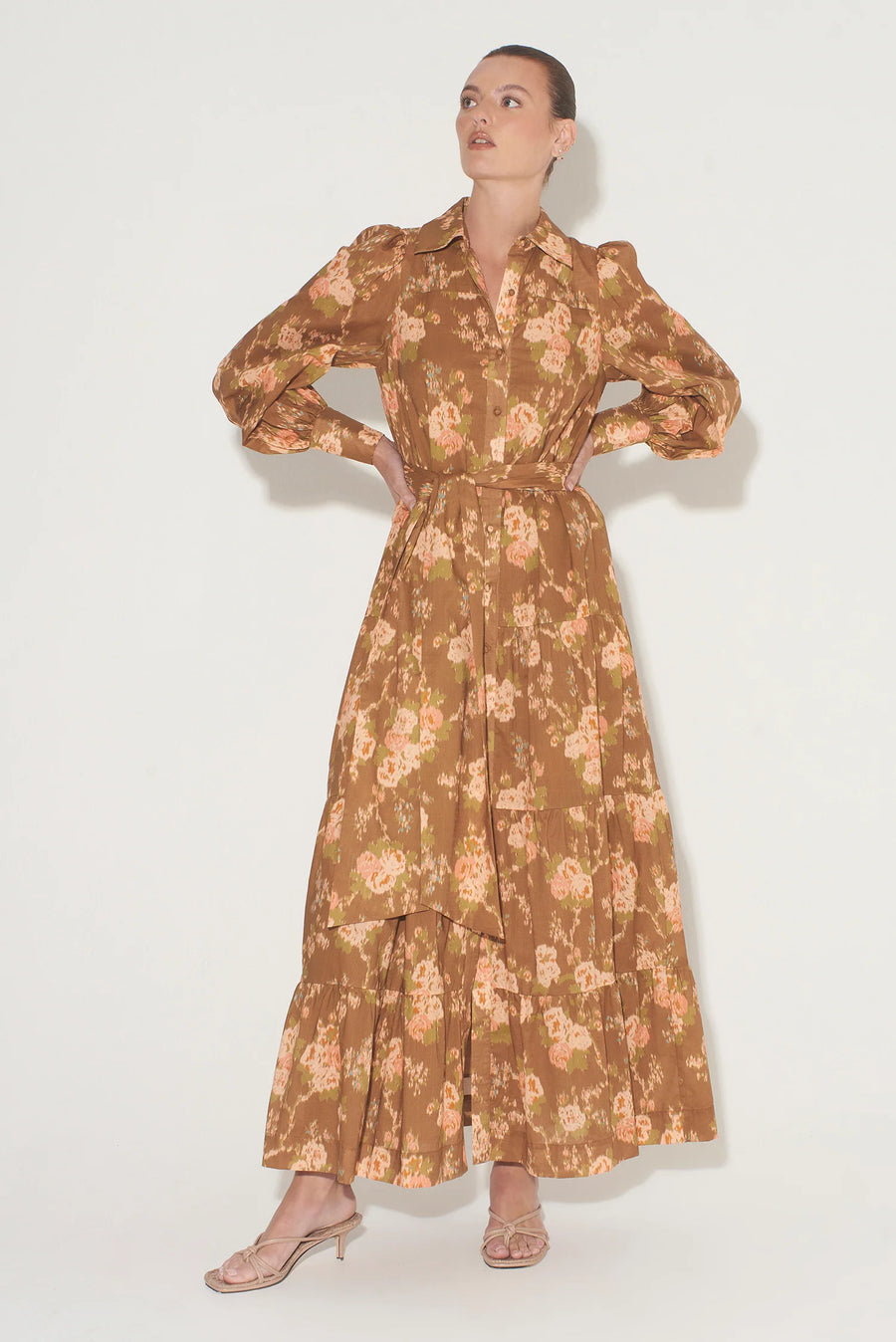 Eden Maxi Dress Chestnut