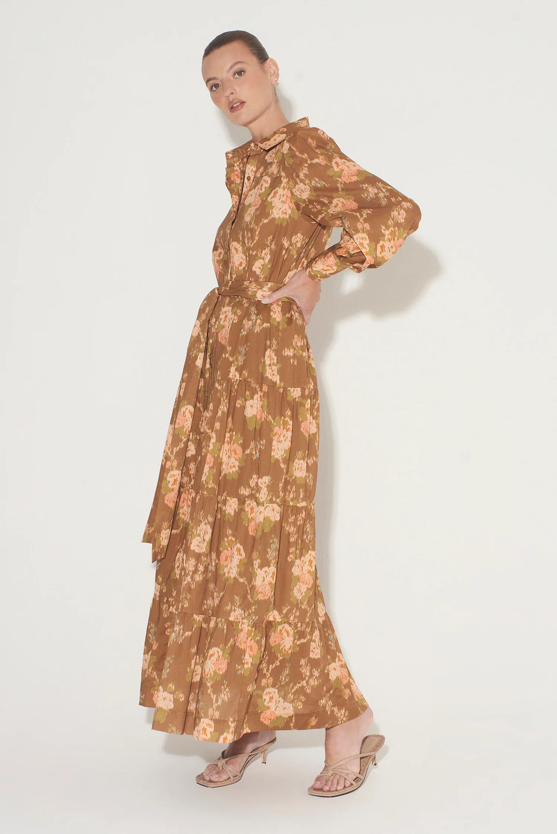 Eden Maxi Dress Chestnut