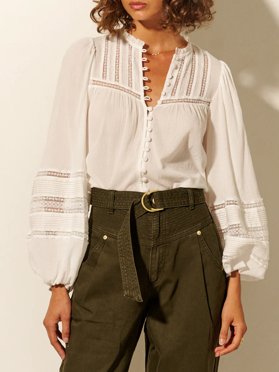 Eloise Blouse Ivory
