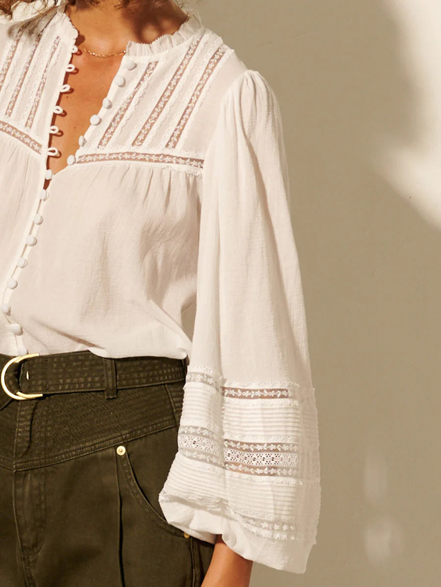 Eloise Blouse Ivory