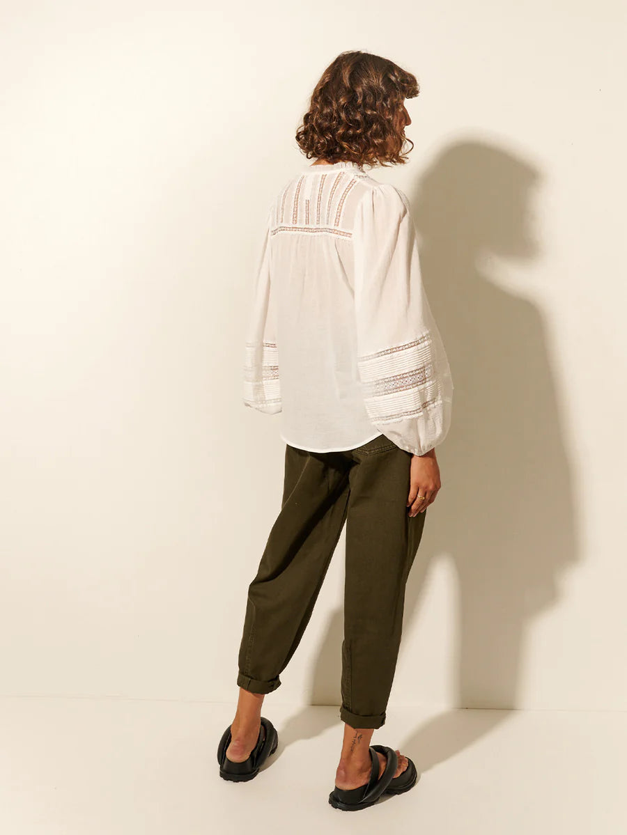 Eloise Blouse Ivory