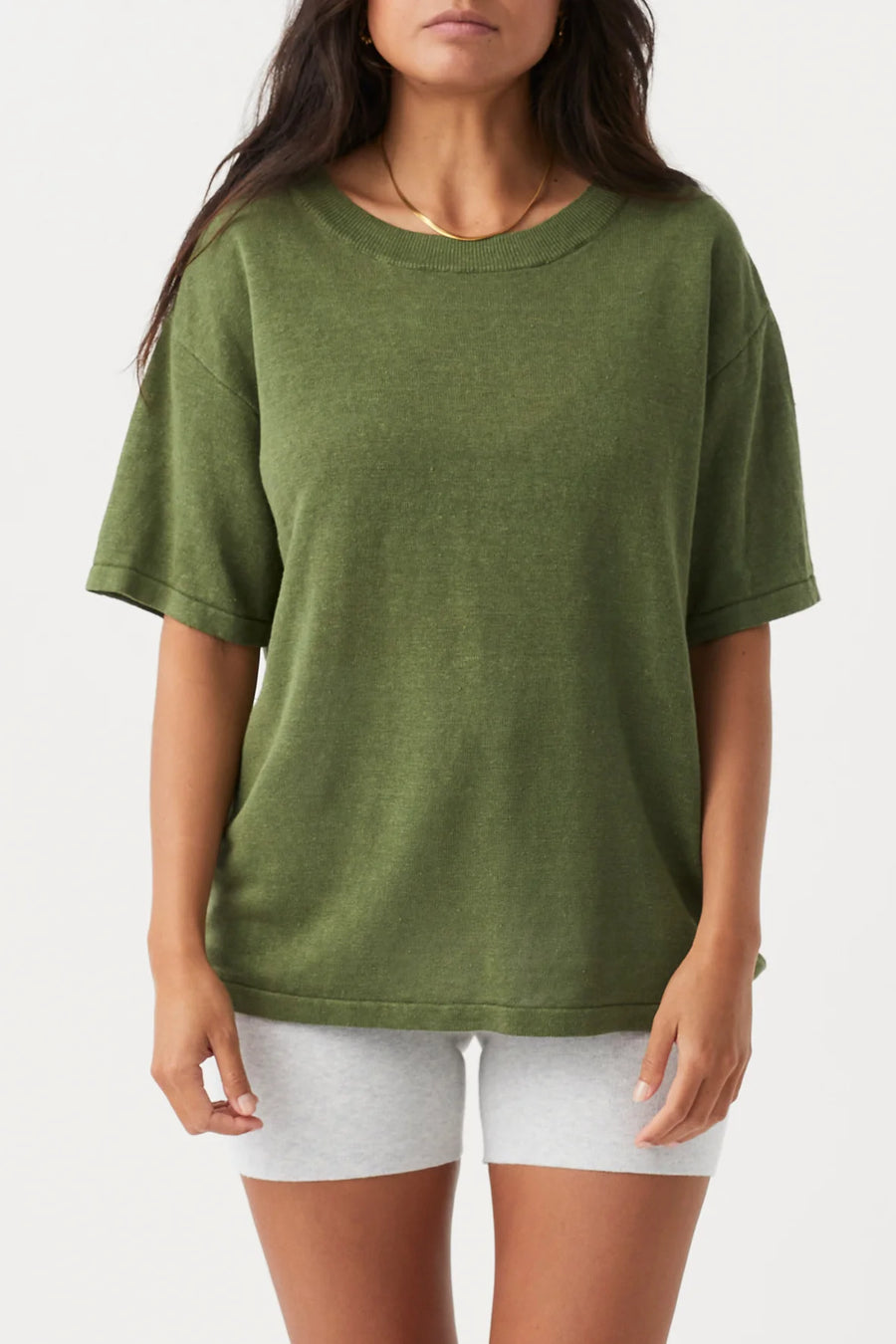 Hugo Linen T-shirt Caper