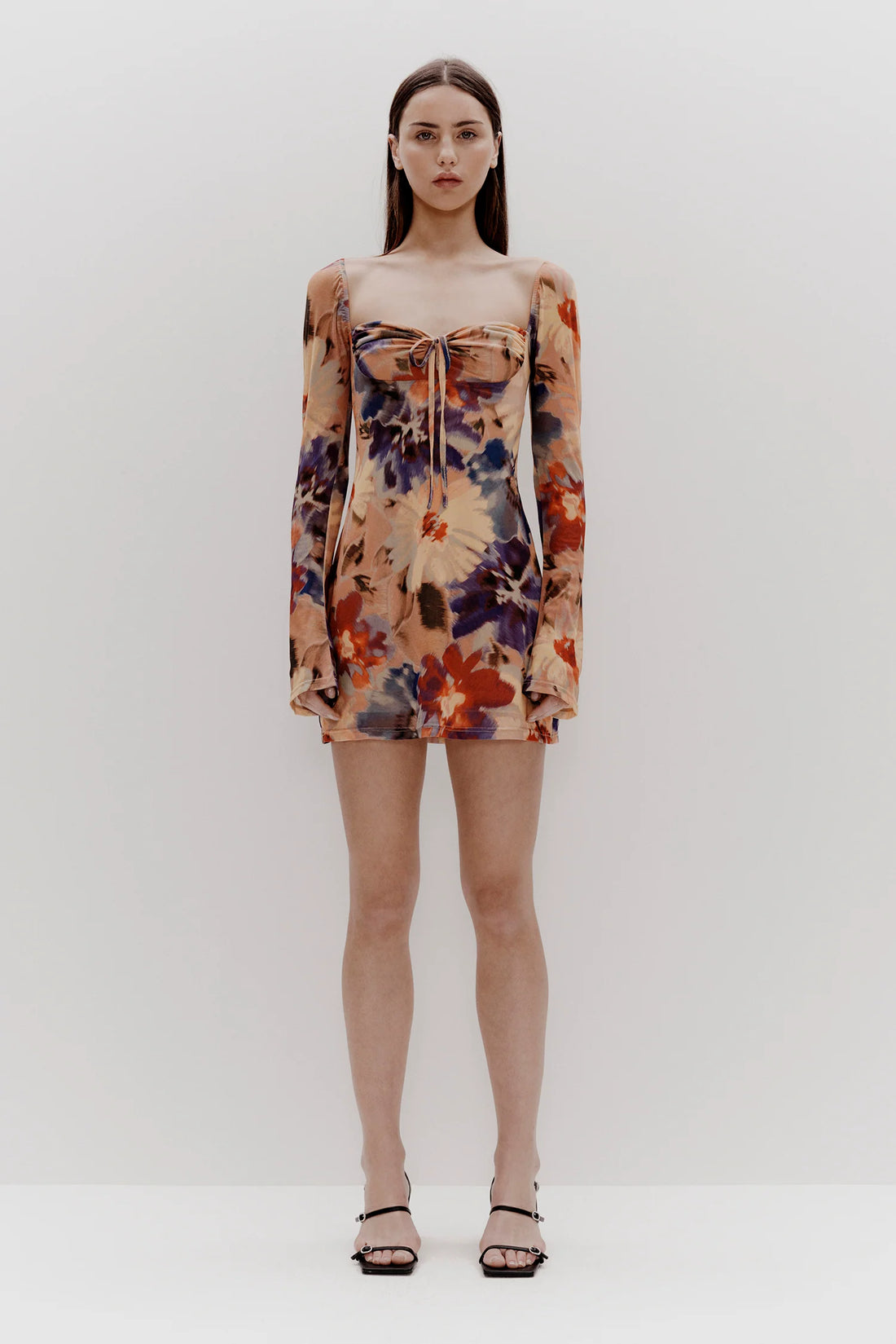 Golden Hour Mini Dress Vintage Floral