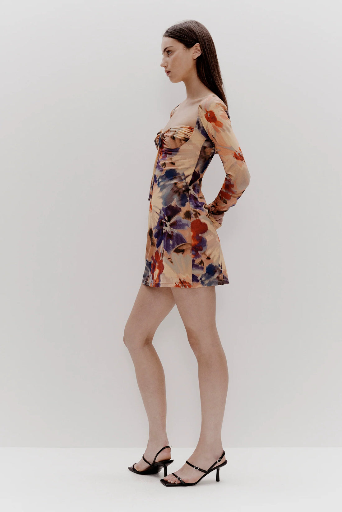 Golden Hour Mini Dress Vintage Floral